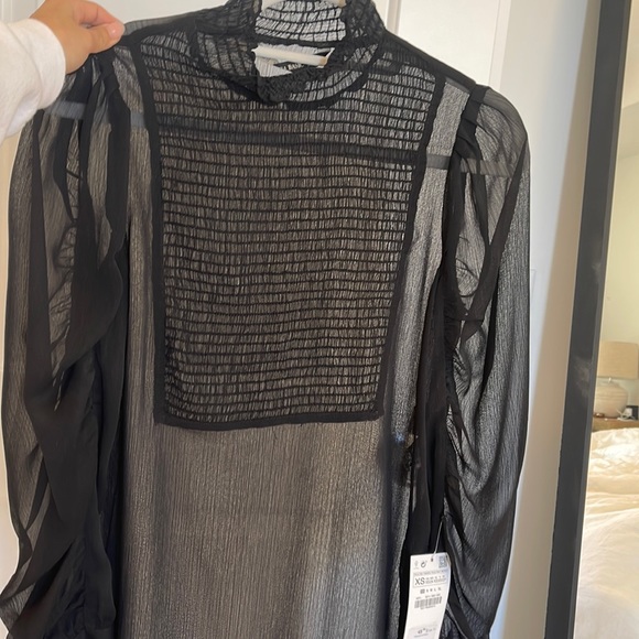 Black sheer top - Picture 1 of 4